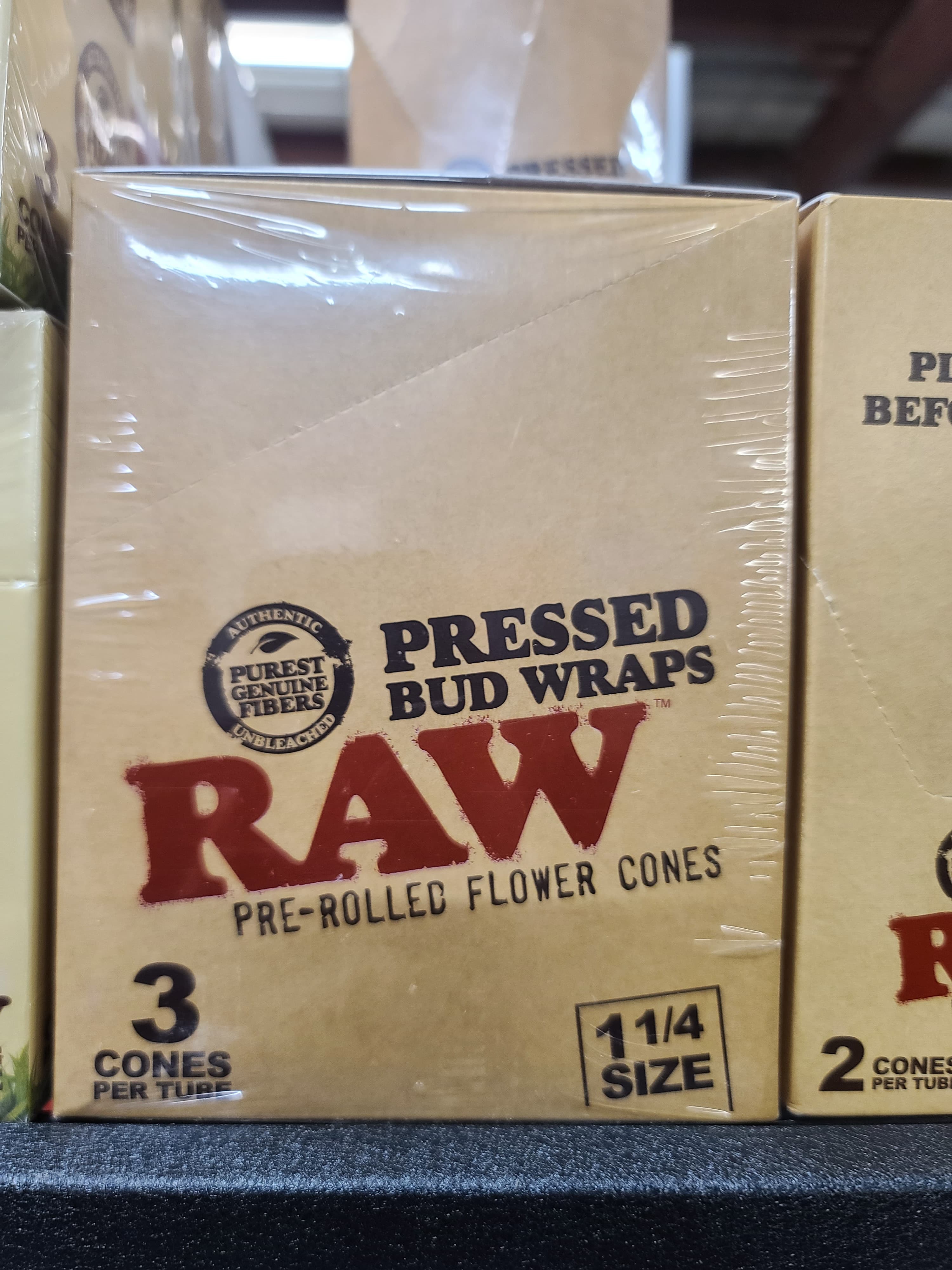 12ct raw pressed bud wrap 1-1/4 8836