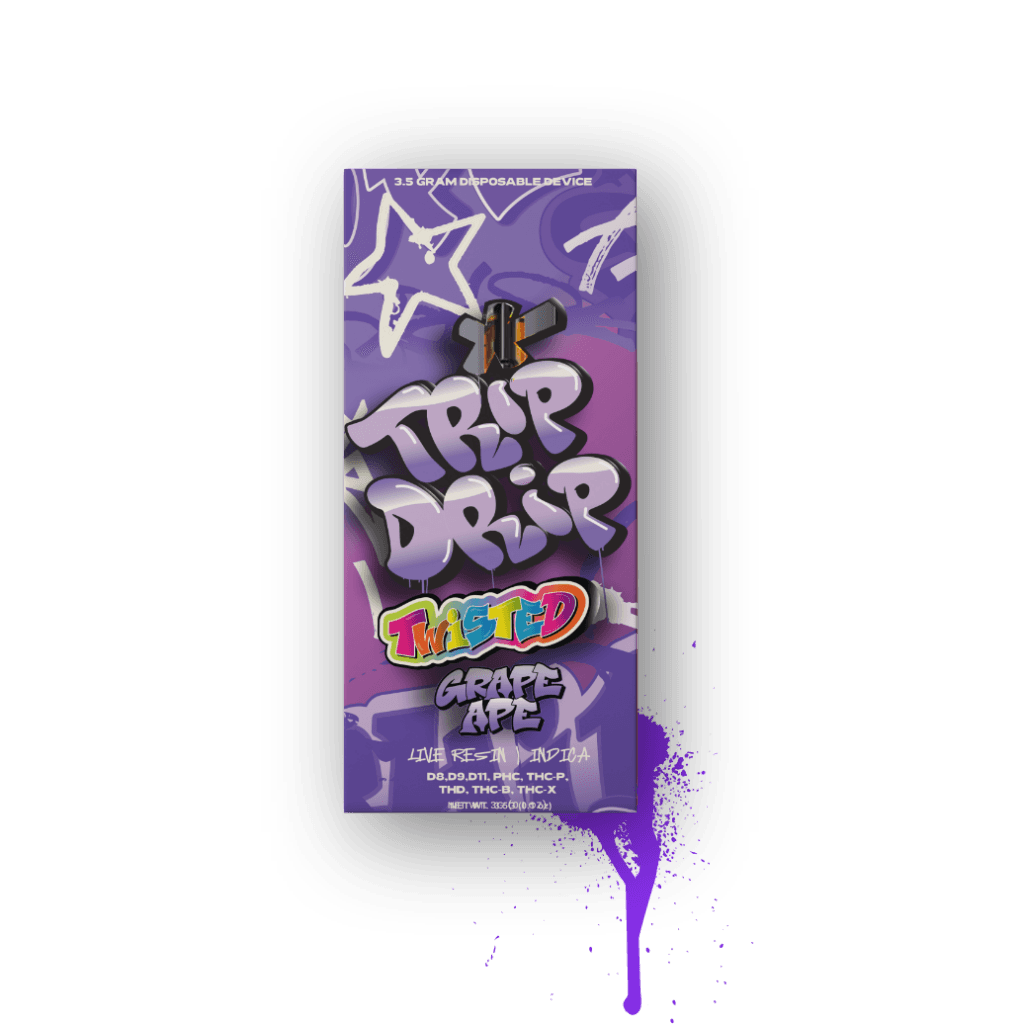 3.5g Disposable:Twisted:Twisted - Grape Ape - 3.5g